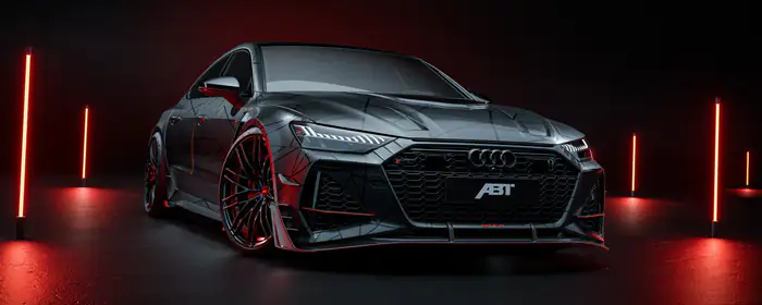 UltraWide 21:9 обои кастомизация (2560x1080): Audi RS 7, ABT, обвес, карбон