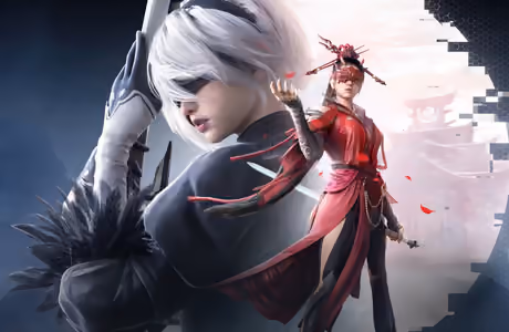 Обои игры: Nier: Automata, Naraka Bladepoint, постер, маска