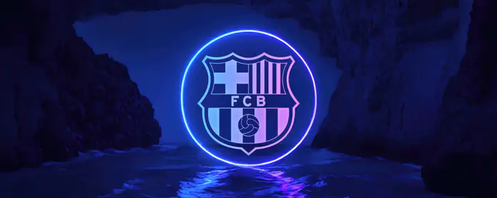 UltraWide 21:9 обои логотип (3440x1440): FC Barcelona, логотип, футбол, Барселона