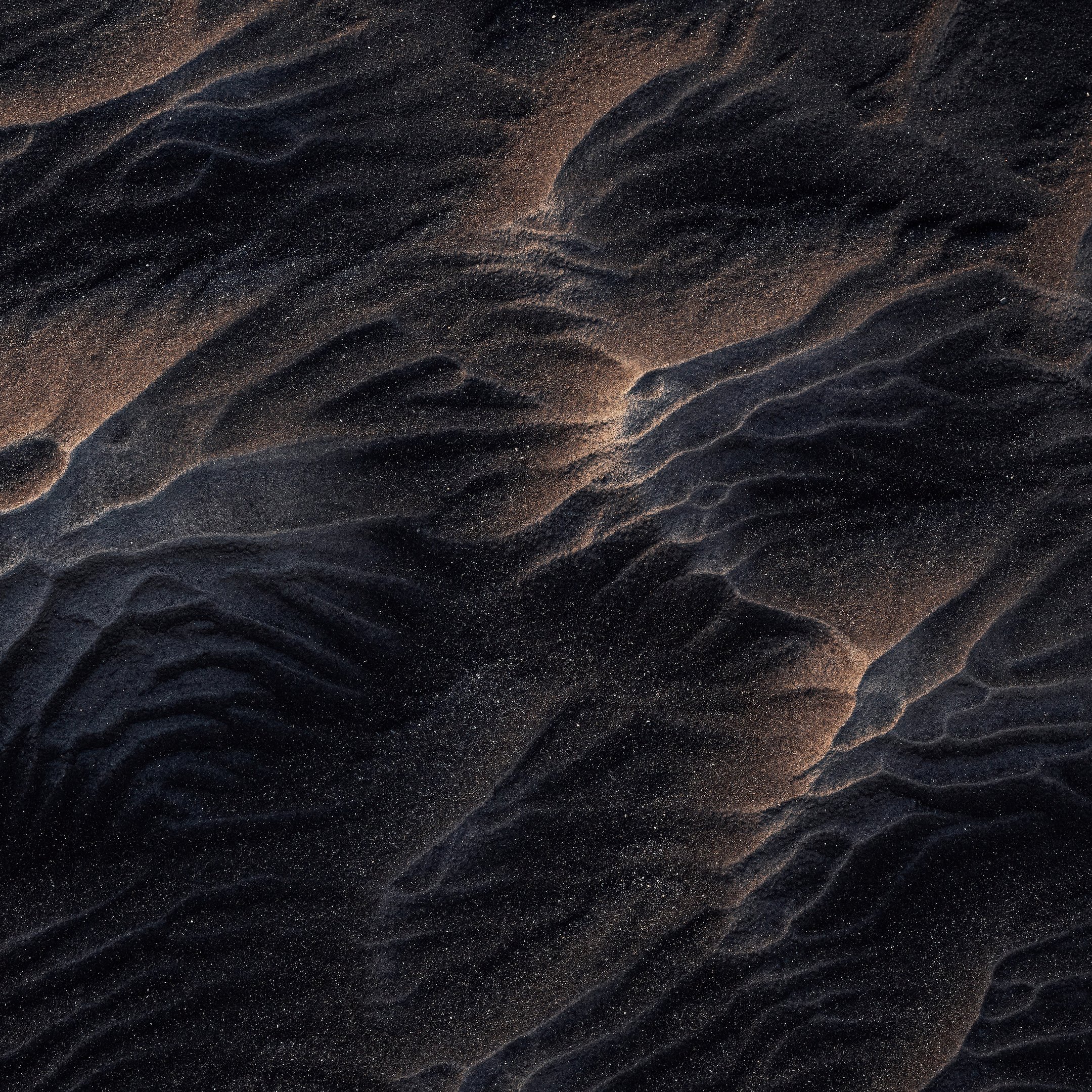Night Desert Dunes Landscape - Wallpapers for iPad 10.2″ in 2160x2160 resolution