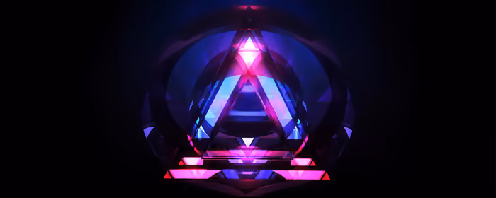 Abstractions wallpapers: triangle, neon, glass, glow
