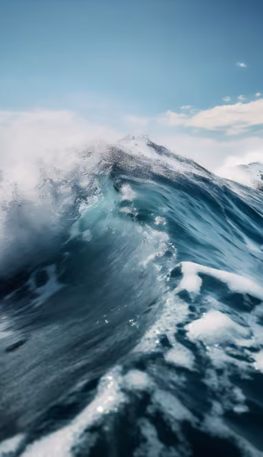 Storm Wallpapers for iPhone X/XS/11 Pro (1125x2436): ocean, waves, sky, clouds