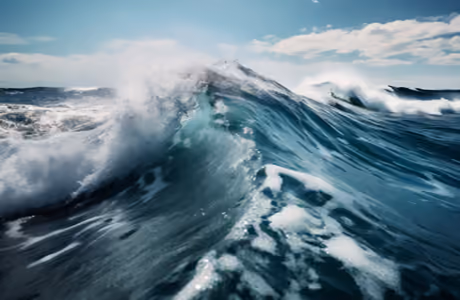 Nature wallpapers: ocean, waves, sky, clouds