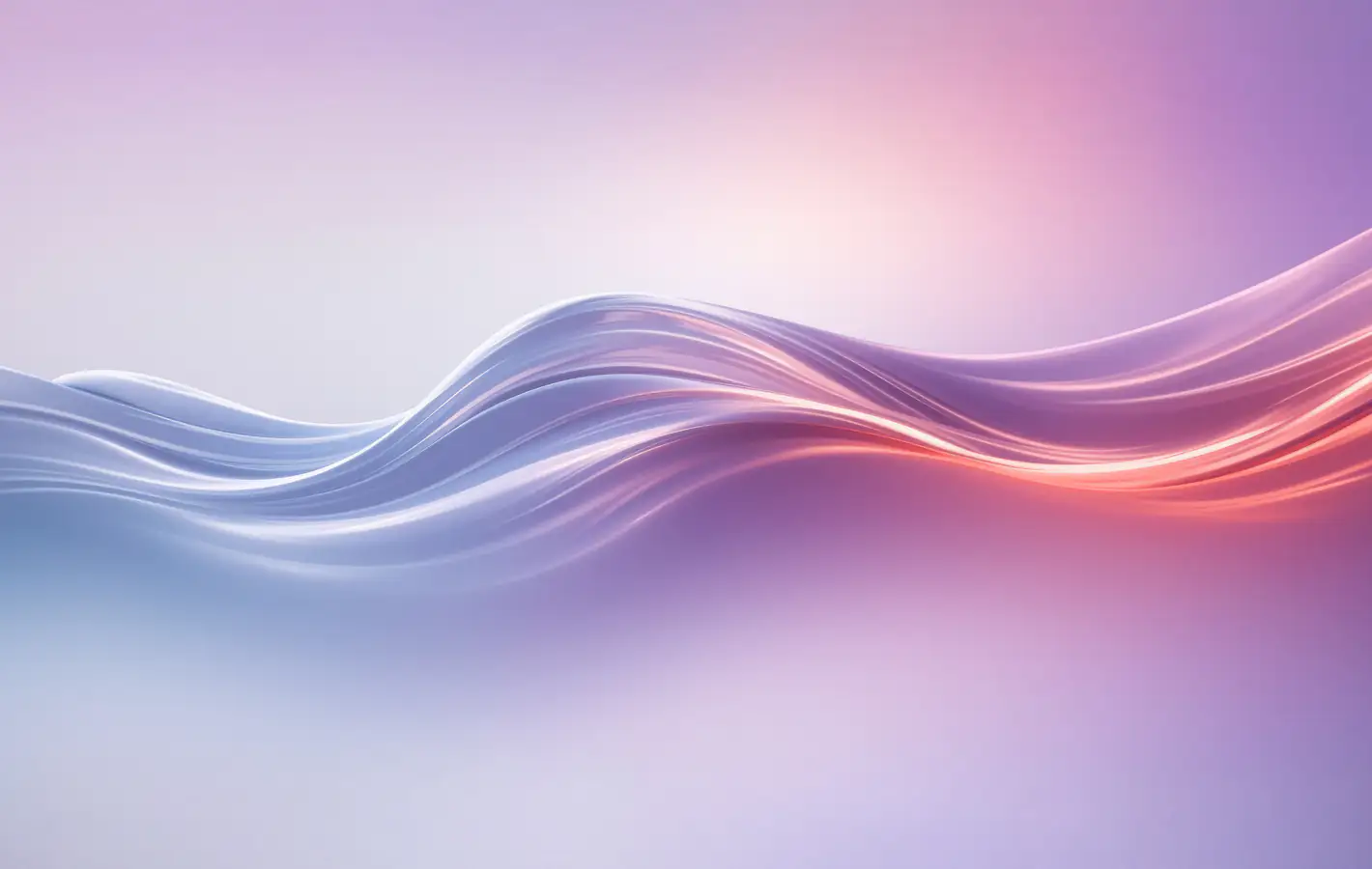 Light waves from AluminiumOS — desktop and phone wallpaper, free download