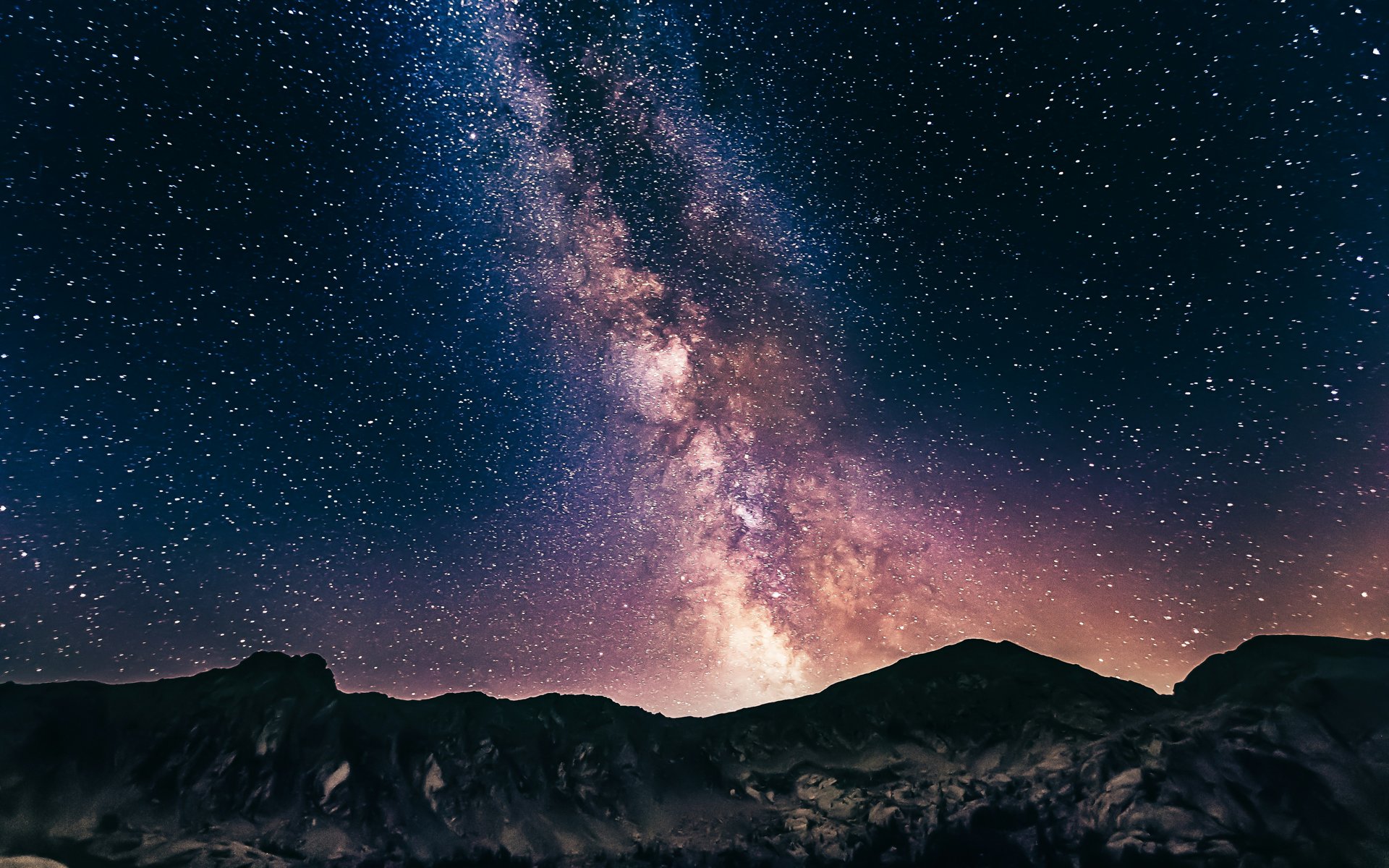 The Milky Way in the sky - WUXGA wallpapers in 1920x1200 resolution