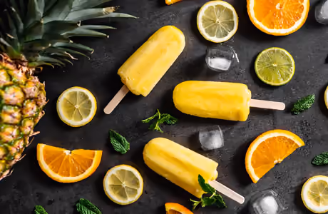 Food wallpapers: ice cream, fruit, orange, lemon