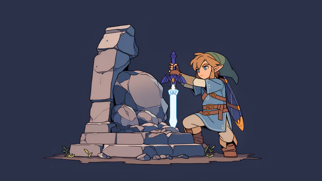 Zelda with Glowing Sword - WUXGA wallpapers in 1920x1200 resolution