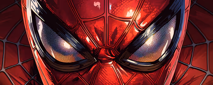 UltraWide 21:9 обои (2560x1080): Человек-паук, Marvel, комикс, глаза
