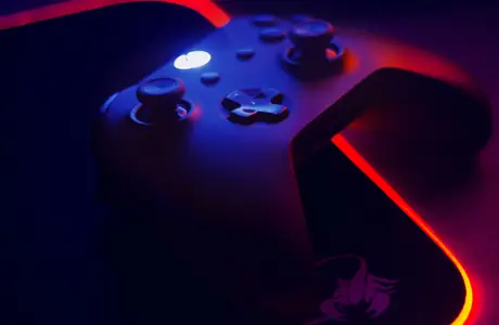 Обои технологии: Xbox, геймпад, гейминг, подсветка
