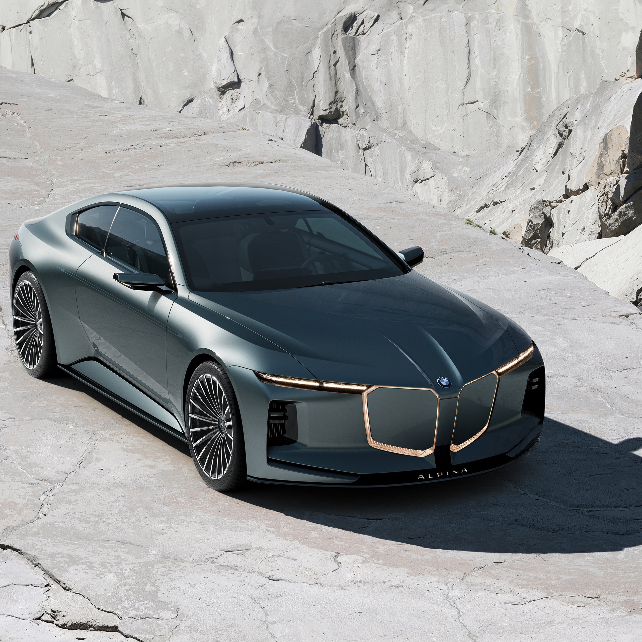 Vision BMW ALPINA Concept Car - Wallpapers for Samsung Galaxy Tab S9 FE+/Tab S11, Xiaomi Pad 5, Redmi Pad 2 Pro, POCO Pad in 2560x2560 resolution