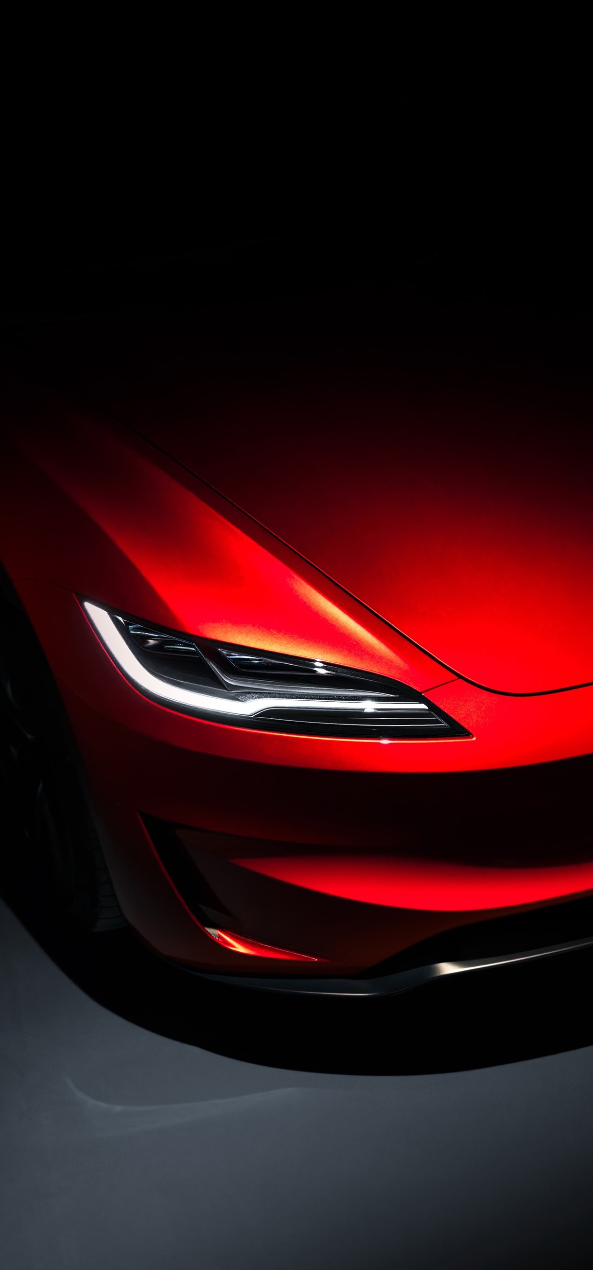 Red Tesla Model 3 Performance Highland - Wallpapers for Xiaomi 17/17 Pro in 1220x2608 resolution