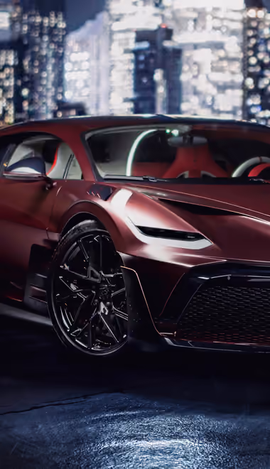 Обои машины: Bugatti Divo, роскошь, гиперкар, ночь