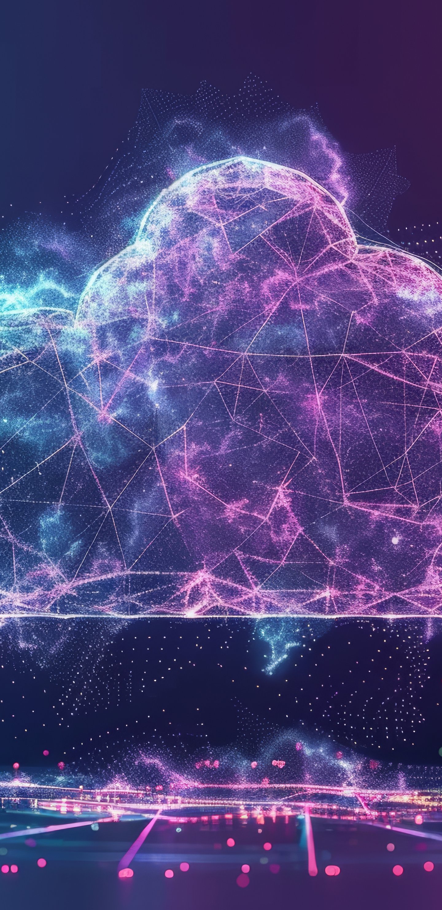 Digital Cloud Data Network - Wallpapers for Samsung Galaxy S8/S8+/Note 8/S9/S9+/Note 9 in 1440x2960 resolution