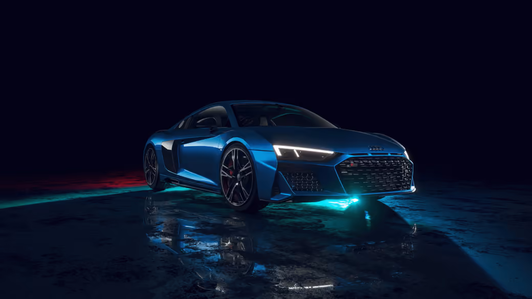 Audi R8 Midnight Glow Купе — обои на рабочий стол и телефон