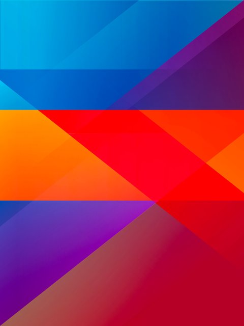 Red geometric pattern - Wallpapers for HTC/BlackBerry in 480x640 resolution