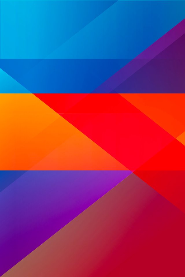 Red geometric pattern - Wallpapers for iPhone 4/4S in 640x960 resolution