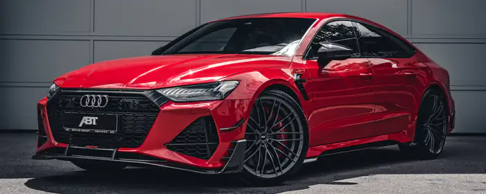 UltraWide 21:9 обои кастомизация (2560x1080): Audi RS 7, ABT, карбон, обвес