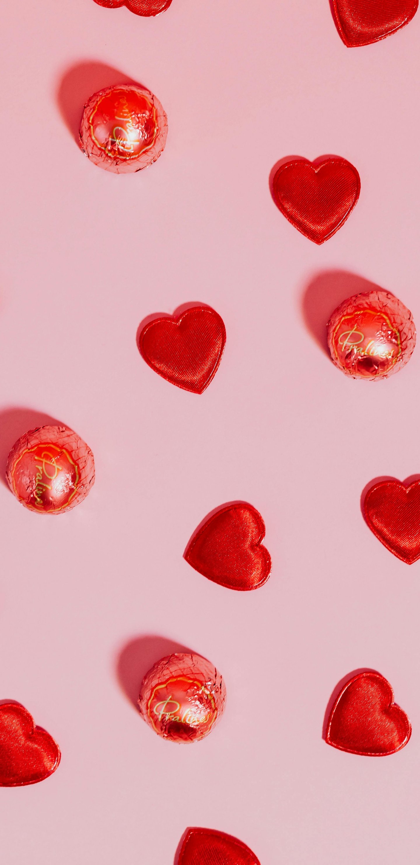 Valentines Day Candy Hearts - wallpapers for Samsung Galaxy S8/S8+/Note