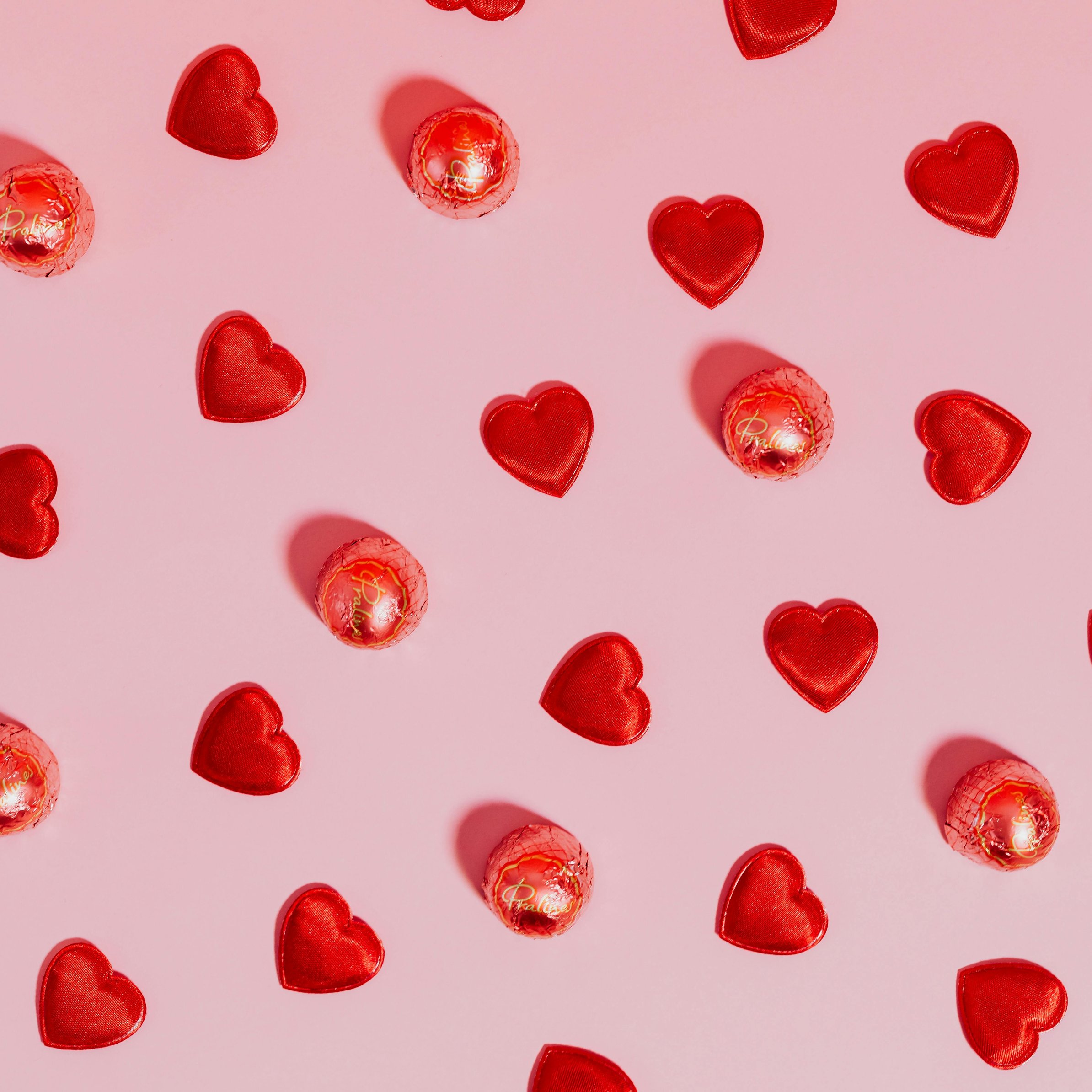 Valentines Day Candy Hearts - Wallpapers for iPad Pro 11″ in 2388x2388 resolution