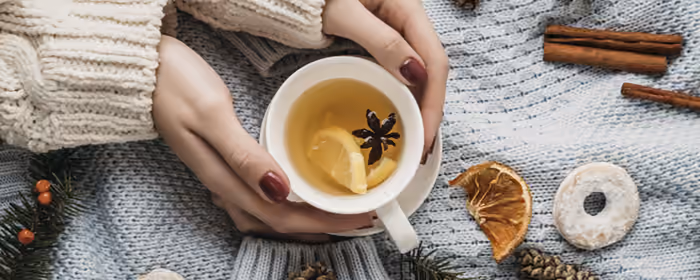 Food wallpapers: tea, Happy New Year, Christmas, winter
