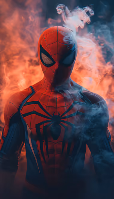 Обои фильмы: Marvel, Человек-паук, супергерой, костюм