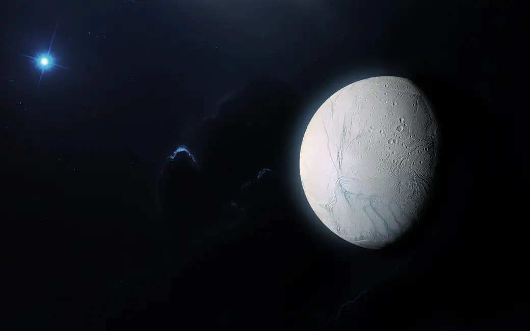 Enceladus Saturns Icy Satellite — desktop and phone wallpaper, free download