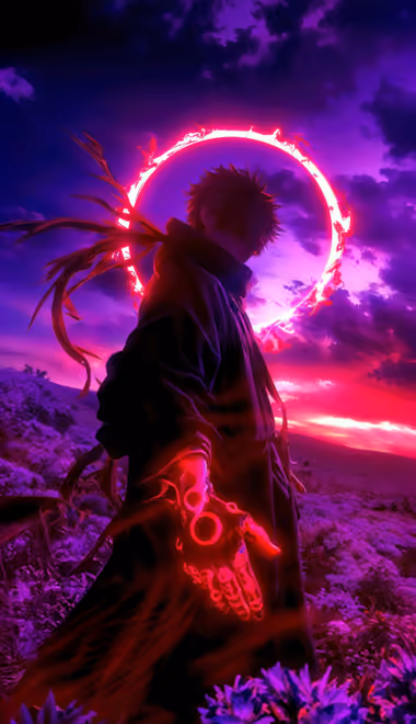 Anime wallpapers: anime character, hand, aura, magic