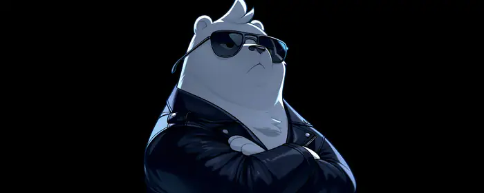 UltraWide 21:9 jacket wallpapers (2560x1080): polar bear, sunglasses, glasses, jacket