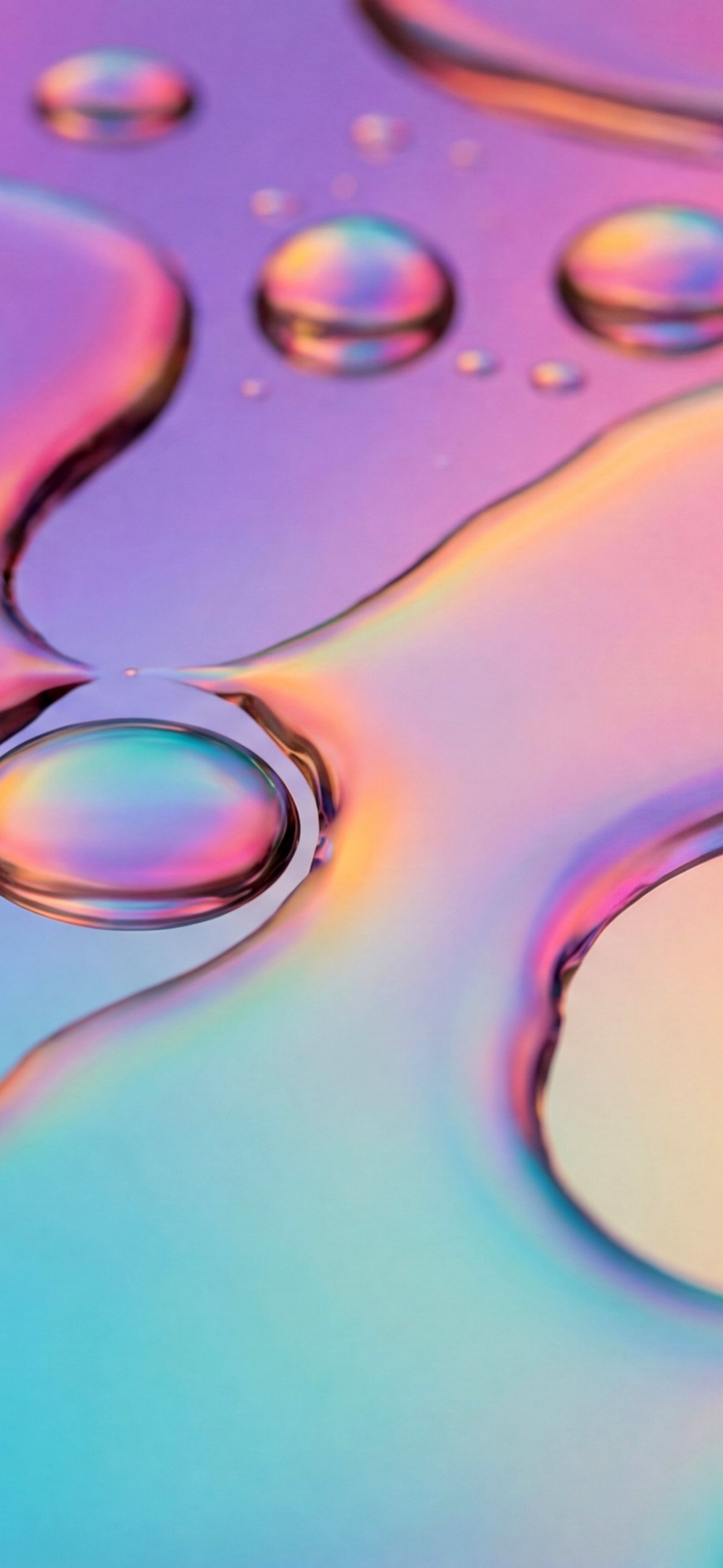 Rainbow liquid in the macro - Wallpapers for Xiaomi 15T in 1280x2772 resolution