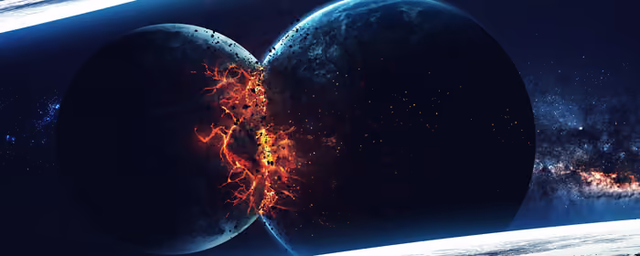 Space wallpapers: planet, apocalypse, destruction, punch