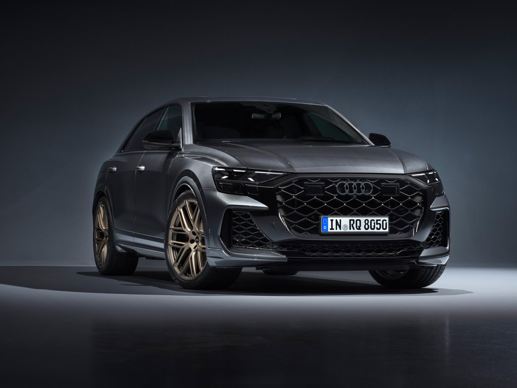 Grey Audi RS Q8 front view - XVGA wallpapers in 1024x768 resolution