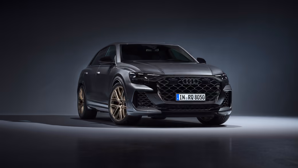 Grey Audi RS Q8 front view - Wallpapers for iPhone 6/6S/7/8/SE2/SE3 in 750x1334 resolution