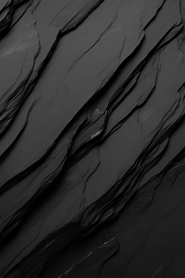 Black Stone Macro Texture - Wallpapers for iPhone 4/4S in 640x960 resolution