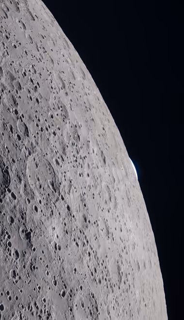 Обои космос: Луна, NASA, кратер, орбита
