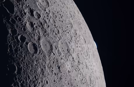 Обои космос: Луна, NASA, кратер, орбита