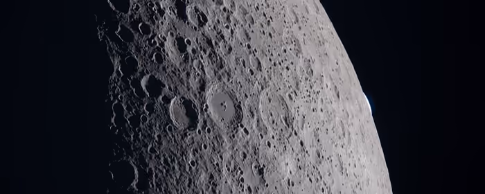 Обои космос: Луна, NASA, кратер, орбита