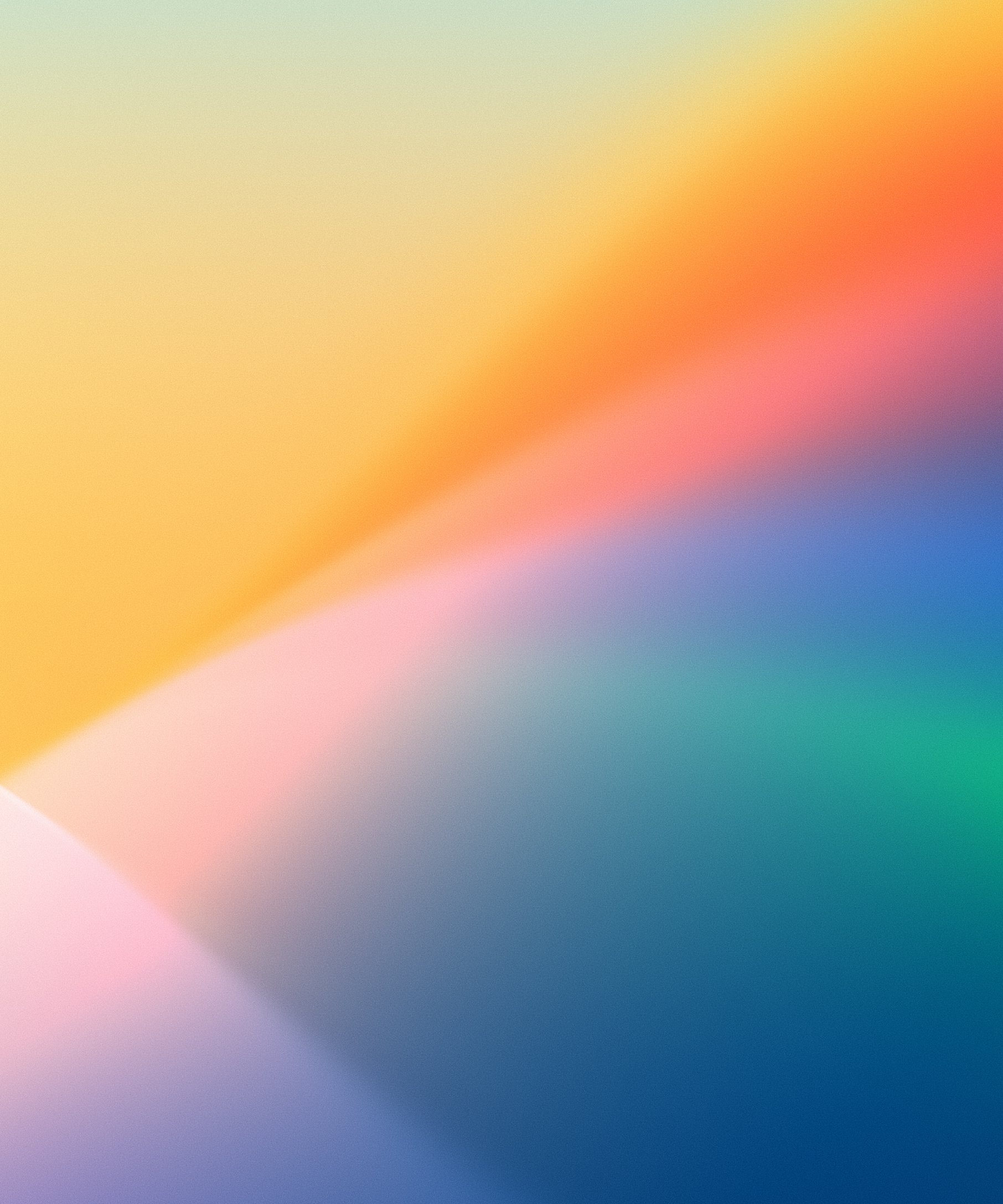 Spectrum Gradient with Light Glow - Wallpapers for Samsung Galaxy Z Fold4/Z Fold5/Z Fold6 in 1812x2176 resolution