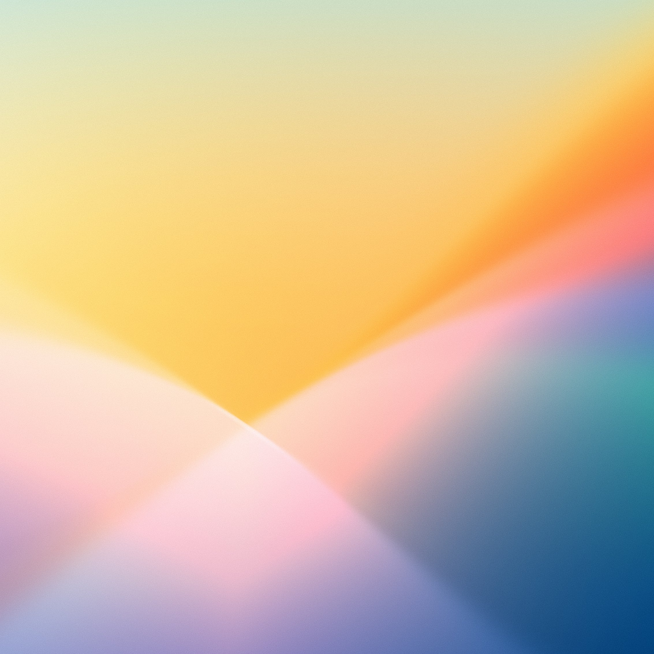 Spectrum Gradient with Light Glow - Wallpapers for iPad mini 8.3″ in 2266x2266 resolution
