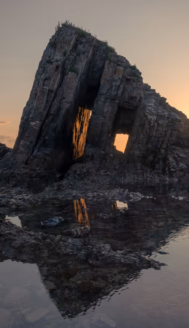 Nature wallpapers: Spain, evening, sunset, stones