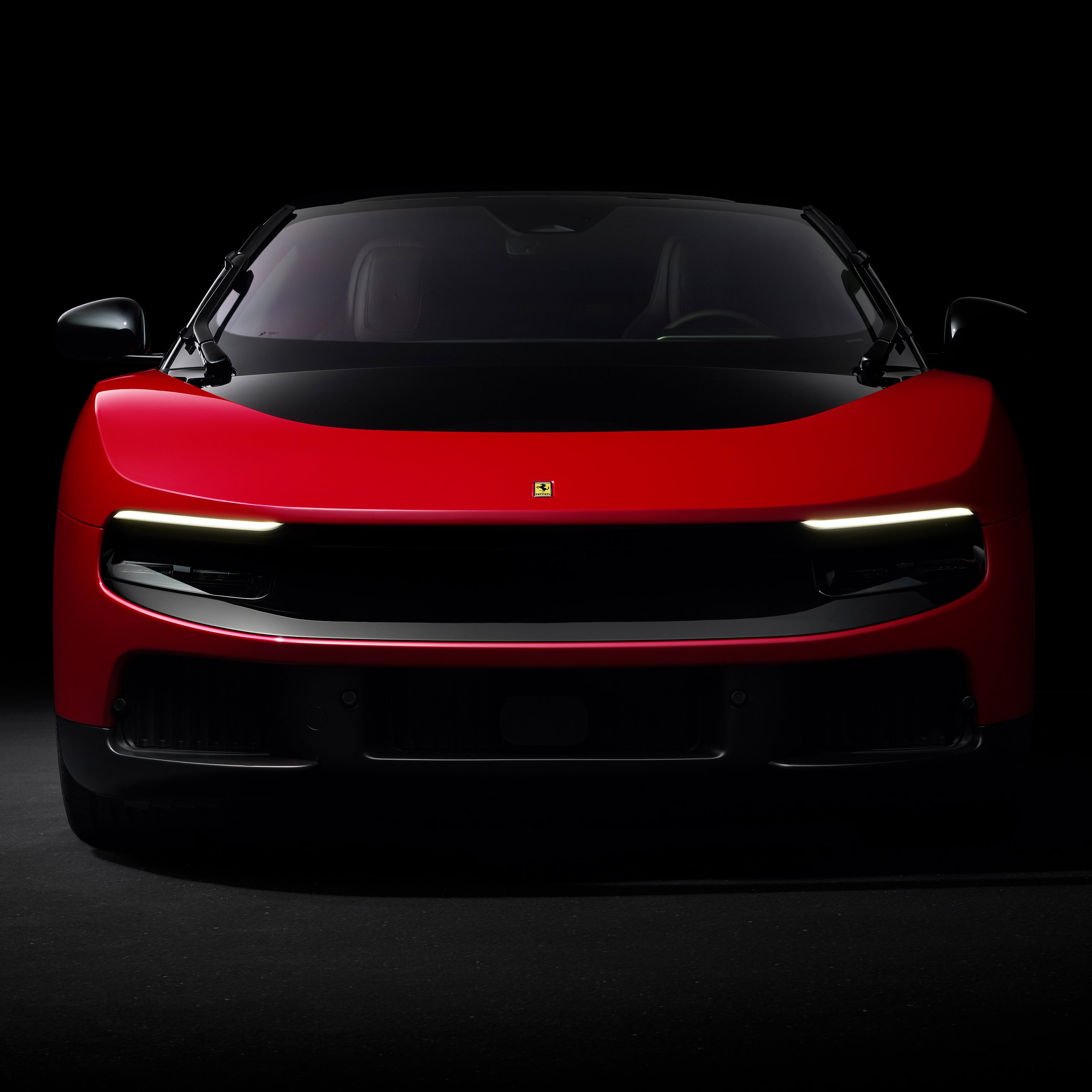 Red Ferrari Luce front view - Wallpapers for Samsung Galaxy Tab S9 FE+/Tab S11, Xiaomi Pad 5, Redmi Pad 2 Pro, POCO Pad in 2560x2560 resolution