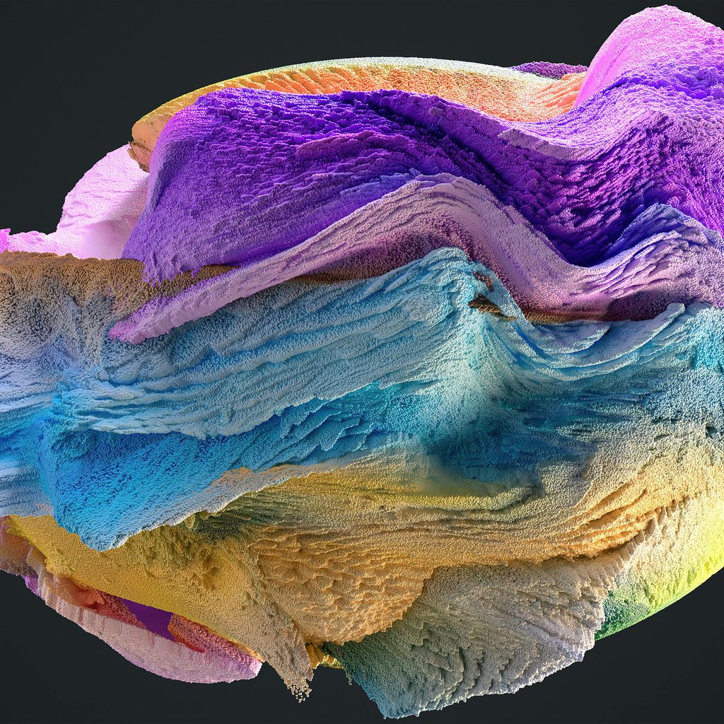 Colored sand - Wallpapers for Apple iPad 1 in 1024x1024 resolution