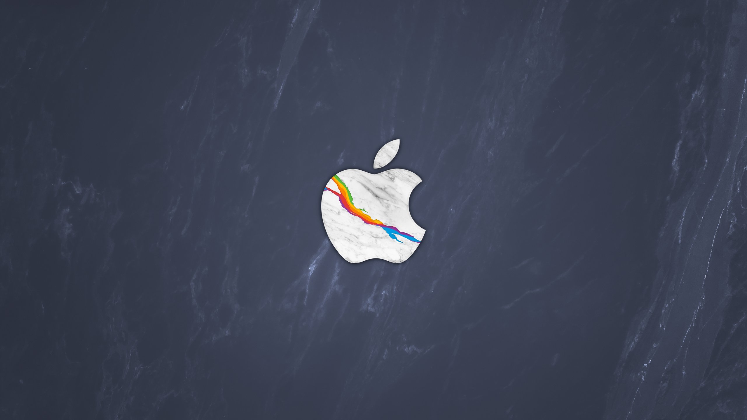 Apple Marble Logo - 2K Quad HD wallpapers in 2560x1440 resolution
