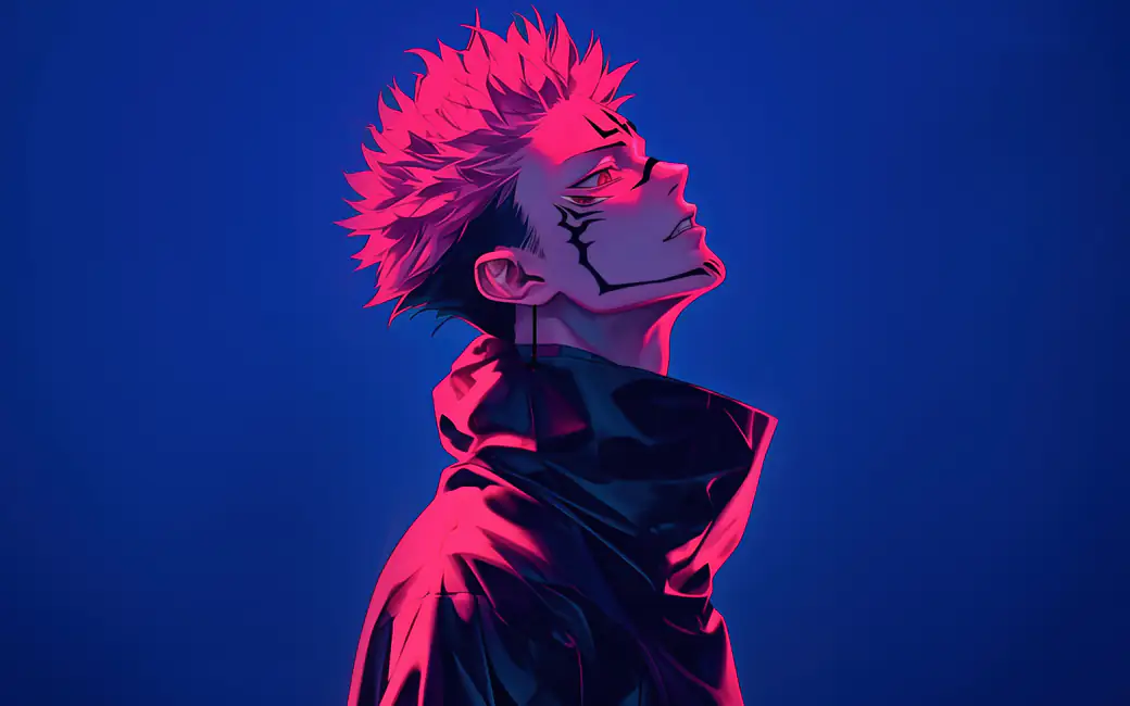 Villain is Sukuna Belt from Jujutsu Kaisen — desktop and phone wallpaper, free download
