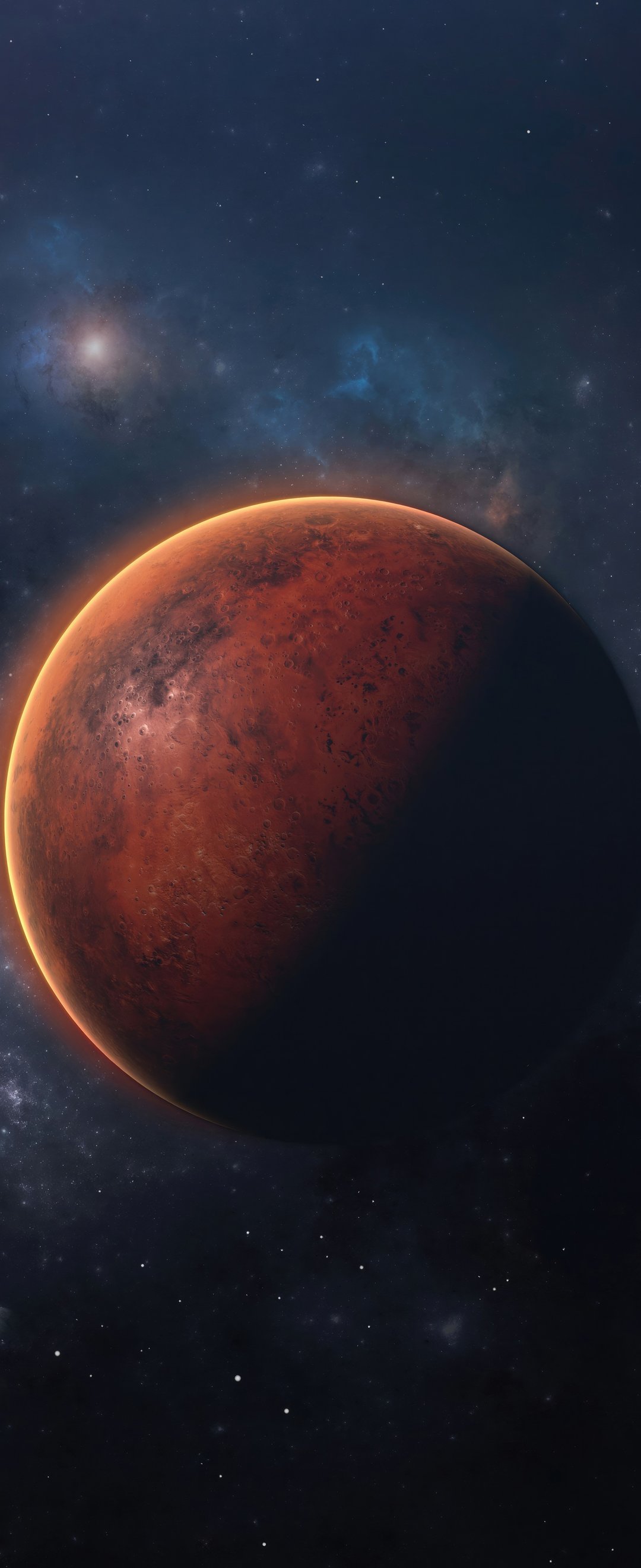 Mars is the red planet - Wallpapers for Samsung Galaxy Z Flip6, Motorola Razr 2025 in 1080x2640 resolution