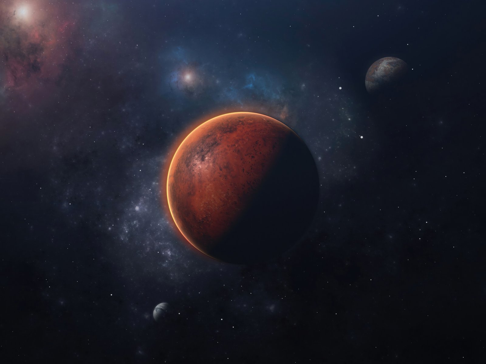 Mars is the red planet - UXGA wallpapers in 1600x1200 resolution