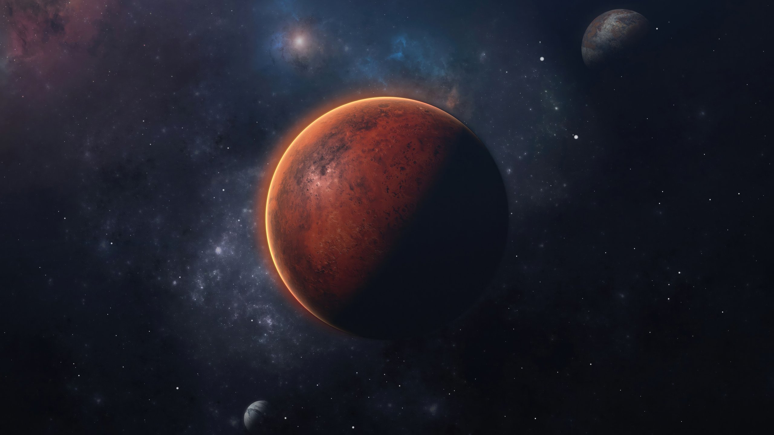 Mars is the red planet - 2K Quad HD wallpapers in 2560x1440 resolution