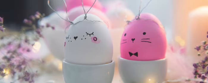 UltraWide 21:9 wallpapers (2560x1080): Easter, egg, bunny, decorations