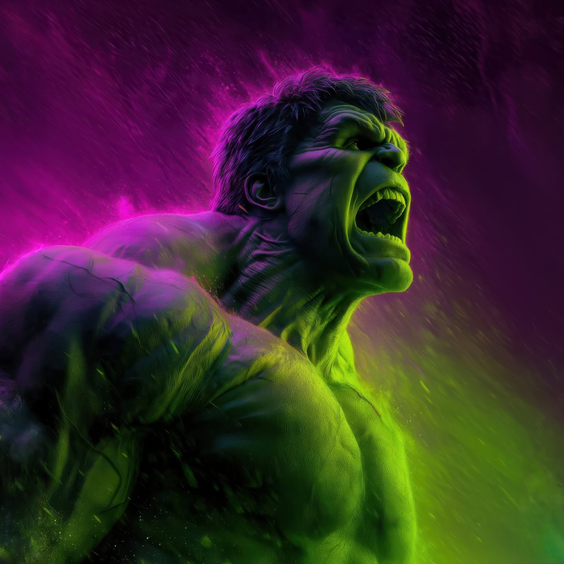 Свирепый Халк из Marvel - Обои для Samsung Galaxy Tab в разрешении 1920x1920