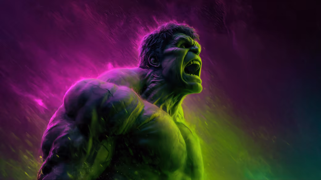 Свирепый Халк из Marvel - Обои для HTC/BlackBerry в разрешении 480x640
