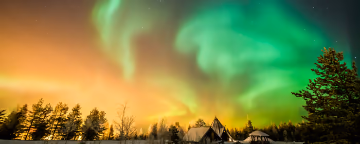 UltraWide 21:9 wallpapers (3440x1440): aurora, winter, night, sky